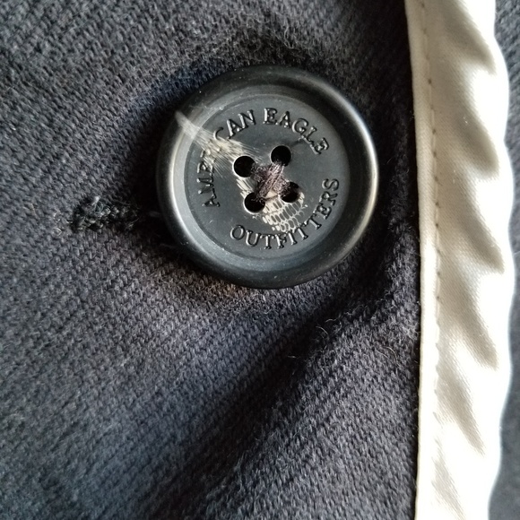 American Eagle 3/4 Sleeve Pea Coat Style Blazer L - Picture 6 of 7